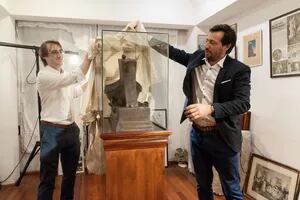 La enigmática historia de “La Ascensión”, una escultura recuperada un siglo después en el Palacio Barolo