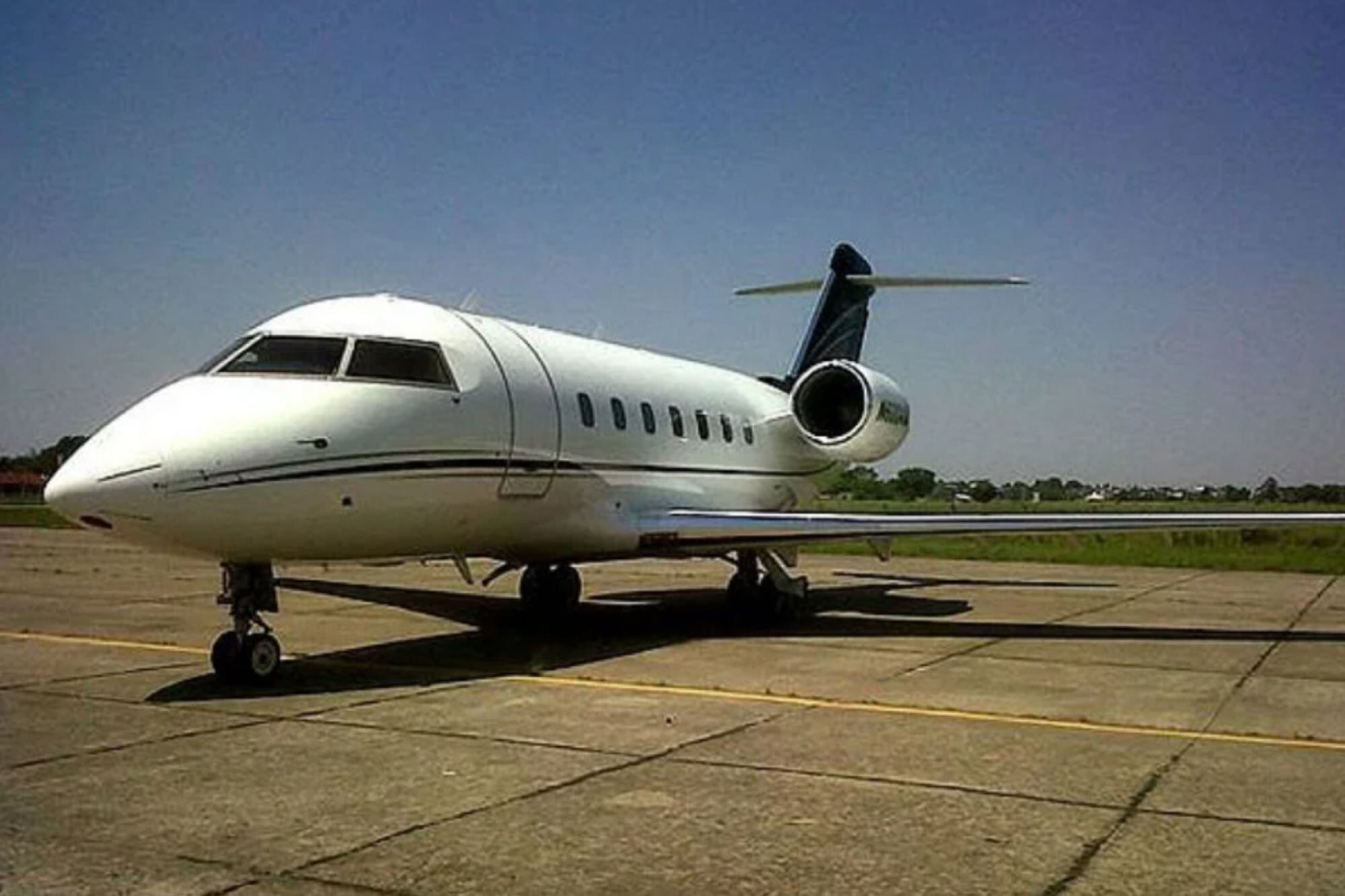 El avión en el que se transportaron 944 kilos de cocaína hacia España