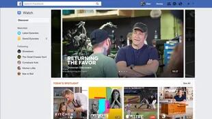 Facebook Watch comenzará su despliegue en Estados Unidos enfocado en la versión de la red social para PC y Smart TV, y luego se extenderá a otros mercados