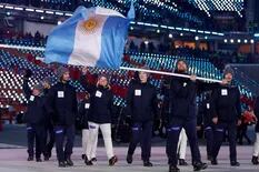 Argentina desfiló en Pyeongchang con Sebastiano Gastaldi como abanderado