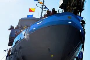 Se realizó en un clima festivo el acto de botadura de una lancha para instrucción de cadetes de la Armada, en el Astillero Río Santiago 