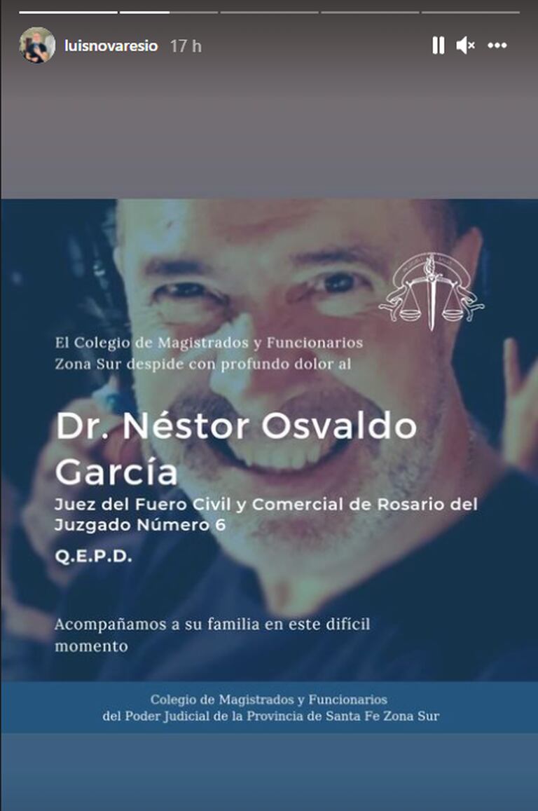 Néstor Osvaldo García se desempeñaba en la justicia rosarina