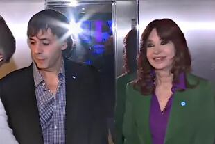 Cristina Kirchner junto a Fabián de Sousa
