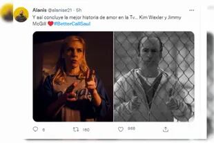Los fanáticos analizaron la historia de amor de la serie (Captura Twitter)