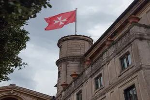 La bandera de la Orden de Malta