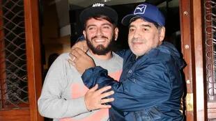 Diego Maradona y Diego Jr, al fin se pudieron volver a ver las caras