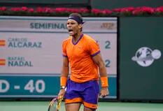 Nadal le ganó una batalla a su heredero, es finalista en Indian Wells y trepará en el ranking