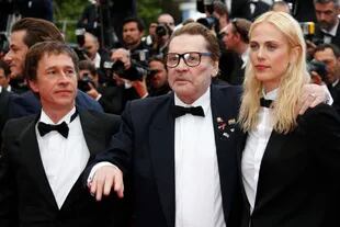 Acompañado por el director Bertrand Bonello y la actriz francesa Aymeline Valade, en Cannes 2014