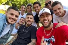 Amigos, fernet y un mensaje de Tinelli: la fiesta del PSG en la casa de Neymar