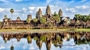 Templos de Angkor, Camboya: fue elaborado en honor a su dios Vishnú
