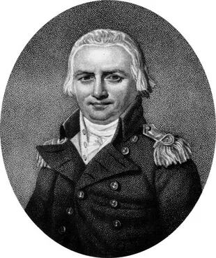 Erasmus Gower, teniente de navío que sobrevivió al hundimiento de la corbeta Swift y escribió la bitácora.