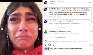 Mia Khalifa'S Post About Her Next Project