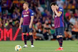 Otro golpe para Messi. Barcelona perdió con Valencia la final de la Copa del Rey