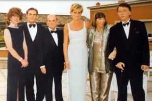Roberto Devorik, Lady Di, Sarah McCorquodale, el matrimonio italiano Pinto y el guardespaldas.