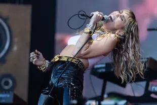 Miley en acción: el 30 de junio de 2019 en el festival de Glastonbury
