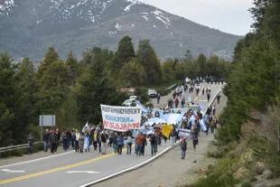 Protests Urging Muscardi To Expel Mapuche Groups.