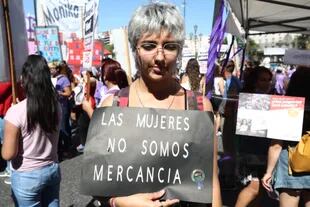 Así se desarrolla la Marcha del 8M en la ciudad de Buenos Aires