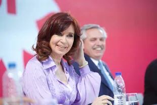 Cristina Kirchner, en el acto de cierre de campaña del Frente de Todos