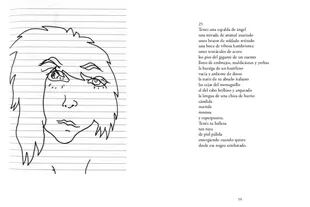 Un díptico del profuso ida y vuelta entre los dibujos de Juliana Lafitte de Mondongo y los poemas de la cineasta Albertina Carri