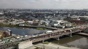 Polo Obrero protagonizó el martes pasado una movilización en el puente Pueyrredón; la Izquierda volverá a marchar el 9 de agosto