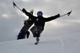 Quedó parapléjico, siguió adelante y es una de las promesas del esquí adaptado