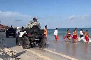Reforzaron el patrullaje en Playa del Carmen