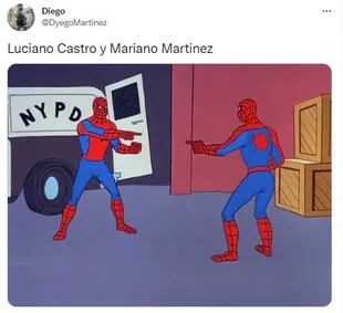 Luciano Castro desató una ola de memes (Foto: Twitter)