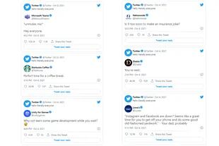 Varias marcas le respondieron al tuit de Twitter