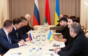 Las delegaciones rusa y ucraniana dialogaron en Bielorrusia
