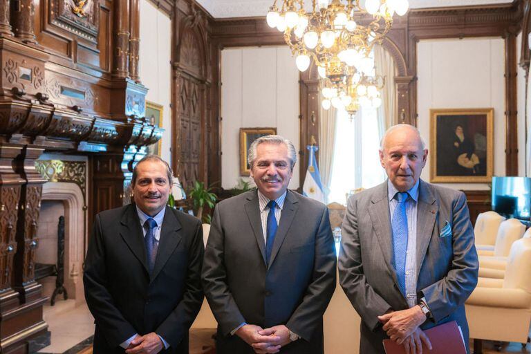 El presidente Alberto Fernández se reunió con Daniel Chavez Díaz, CEO de Eramine Sudamérica SA, filial local de Eramet, y con el director de la empresa, Juan Archibaldo Lanús
