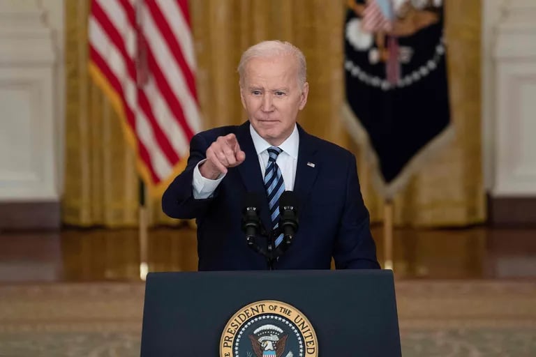 Un anuncio de Joe Biden es uno de los presidentes más paralizados