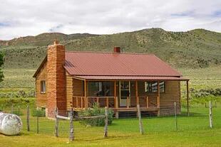 Una de las dos casas para los dueños que hay en Three Springs Ranch