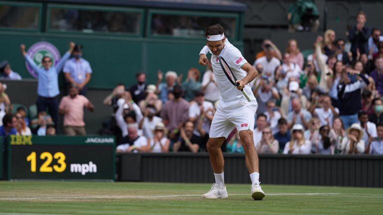 Wimbledon: Federer llegó a octavos de final con una estadística apabullante