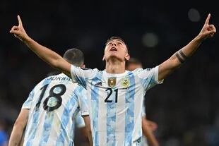 Dybala en el seleccionado argentino, pero por ahora sin club