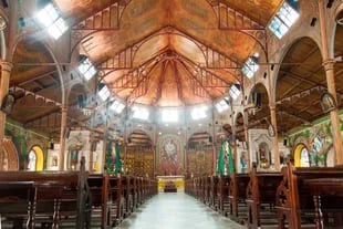 Interior de la Basílica de la Inmaculada Concepción. St. Lucia