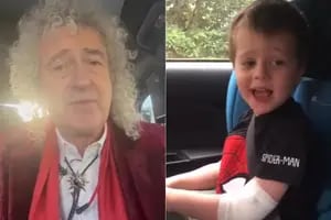 El conmovedor gesto de Brian May con un niño que tiene cáncer