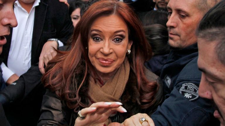 Cristina Kirchner ayer tuvo que declarar por otra causa en Río Gallegos
