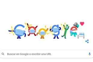 Prevención COVID-19: Google insta a vacunarse y usar tapabocas con su nuevo Doodle