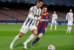 Cristiano Ronaldo vs. Messi por Champions League