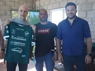 Horacio Rodríguez Larreta se reunió con Diego Brancatelli en su visita al Club Atlético Ituzaingó