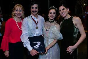 María Victoria Alcaraz, Alejandro Parente, Marianela Nuñez y Paloma Herrera
