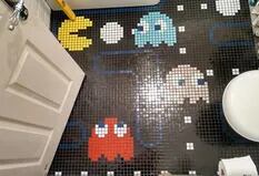 Con piso de Pac-Man o ambientación lunar, cómo son los baños más raros de mundo