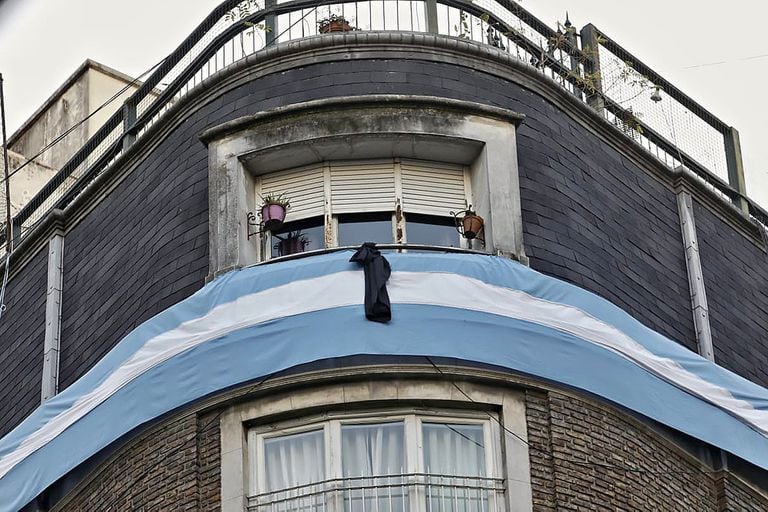 El edificio donde vive Cristina Kirchner