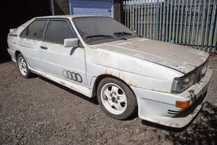 El Audi Quattro Turbo de 1982 abandonado
