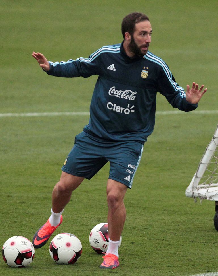 Gonzalo Higuaín, según Bauza, el N° 9 de la selección