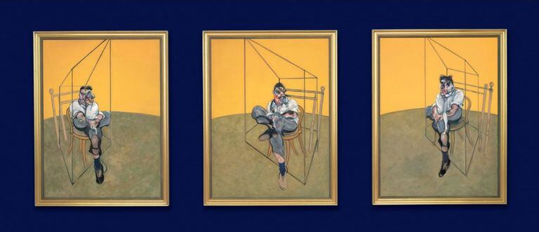 Three Studies of Lucian Freud, 1969, Francis Bacon (Christie's)