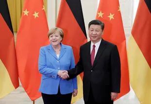 Merkel con Xi Jinping en 2018