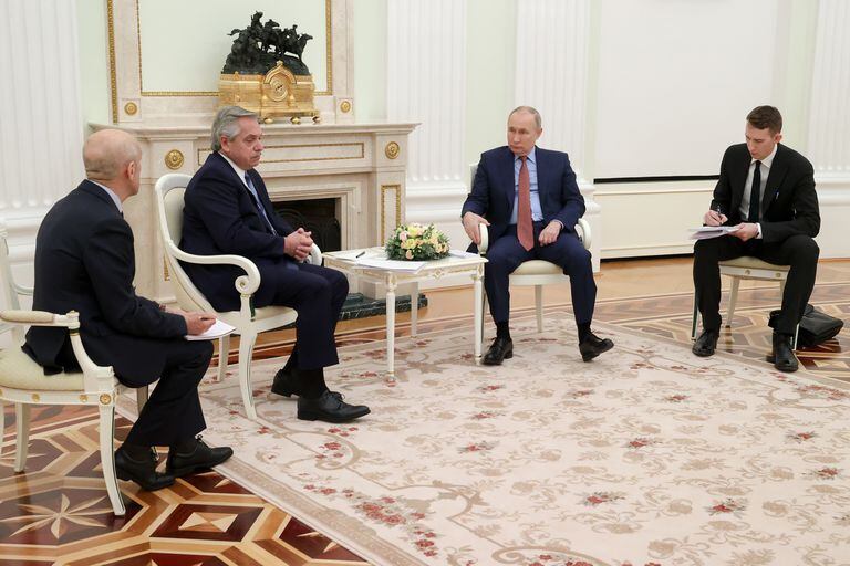 Alberto Fernández se reunió con Vladimir Putin