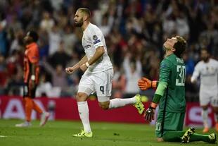 Benzema marcó la ventaja para Real Madrid