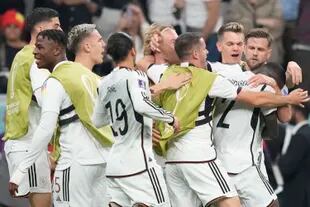 El desahogo alemán en el festejo del empate